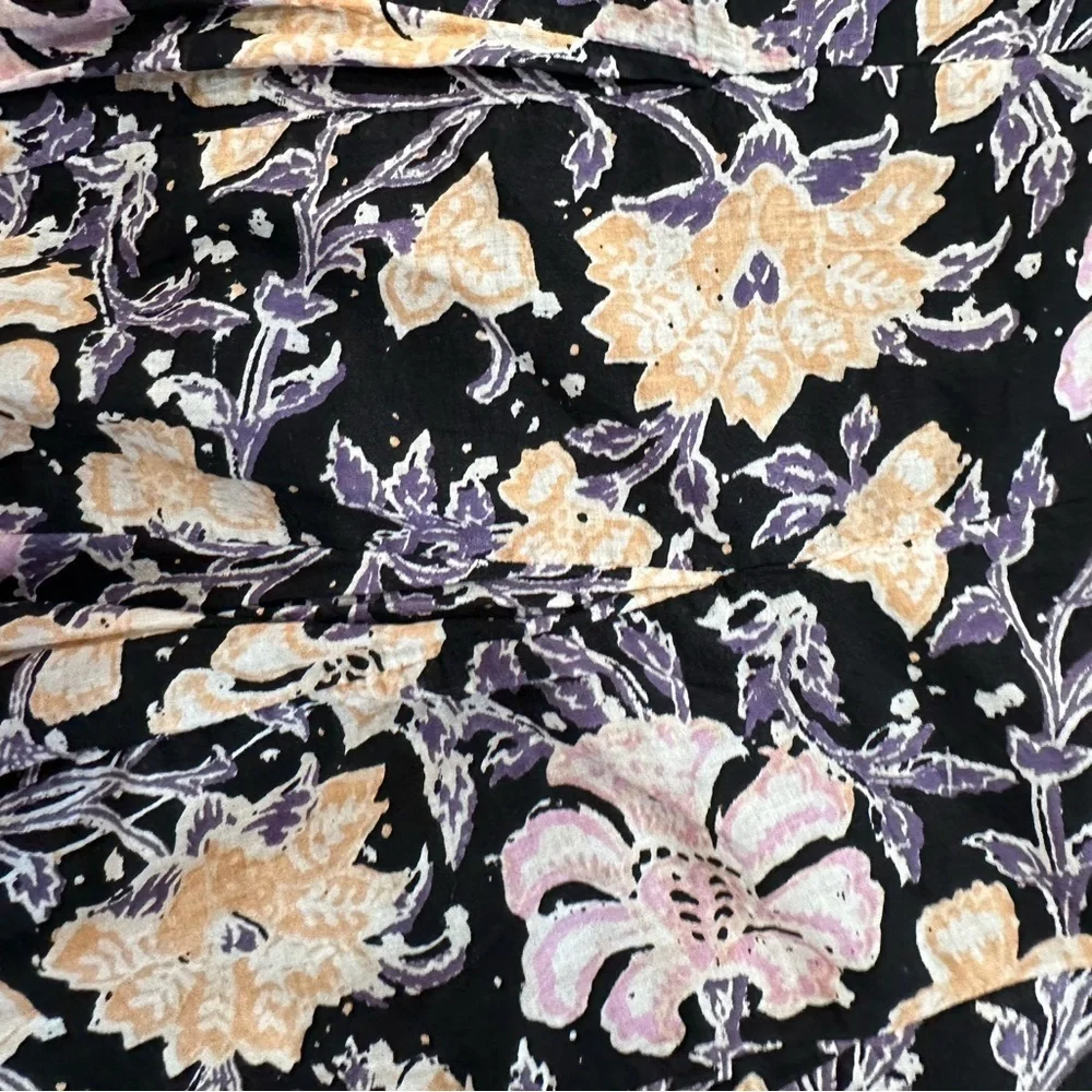 NWT FREE PEOPLE End Of The Island Floral Godet Skirt (111)